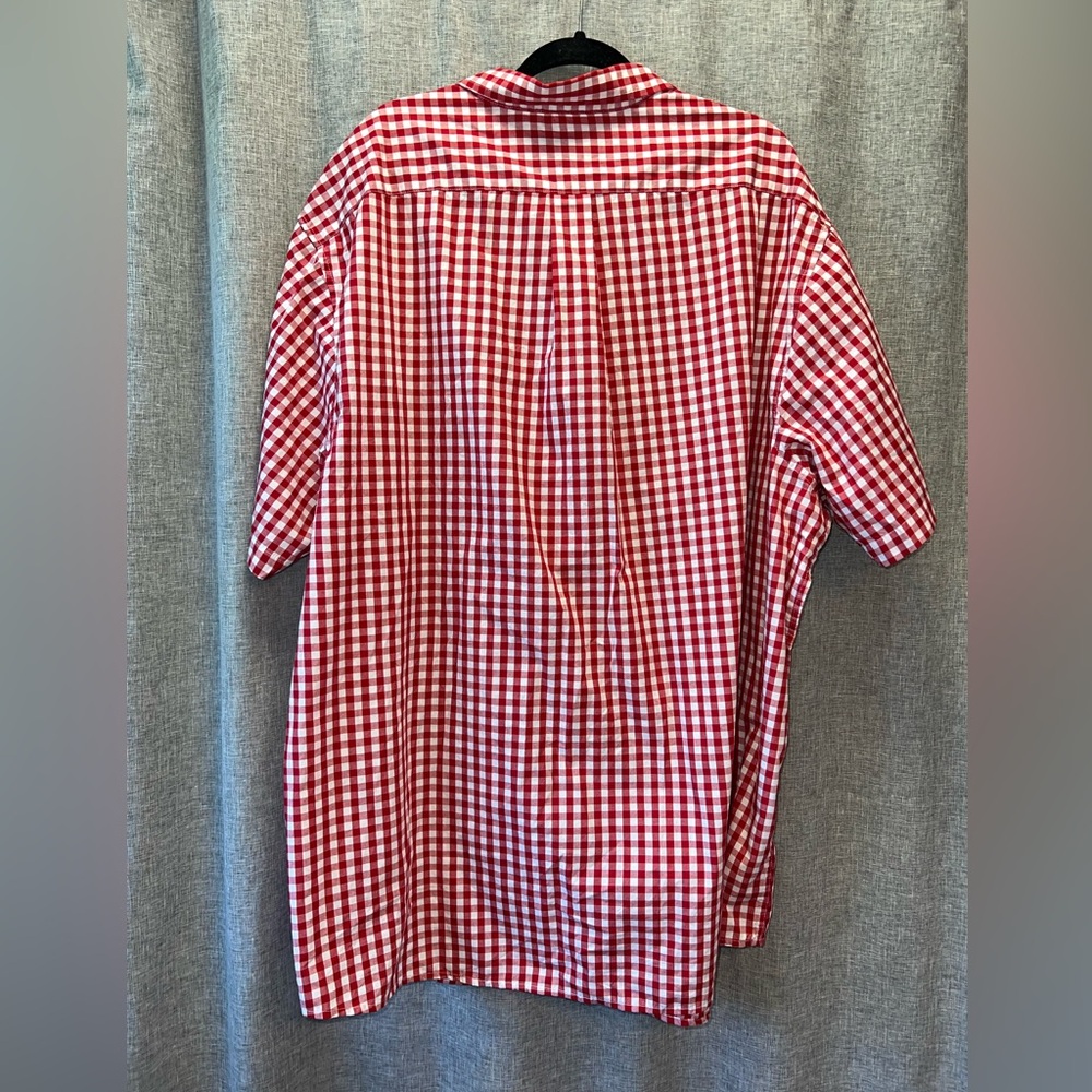 U.S. Polo Assn. Red Gingham Button-Down Shirt 3XLT NWT - Picture 5 of 7